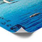  ontwerpkunst van de Japanse Mt. Fuji ポ タ ー Poster (Hoek)