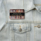 Ontwerplabel bibliotheek boekvoorraad naamplaatje (In situ)