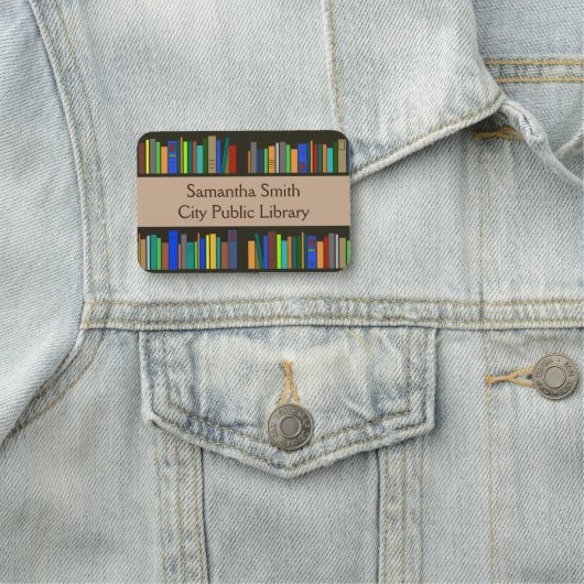 Ontwerplabel bibliotheek boekvoorraad naamplaatje (In situ)