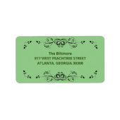 ontwerplabel etiket (Voorkant)