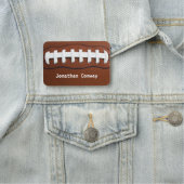 Ontwerplabel football naamplaatje (In situ)