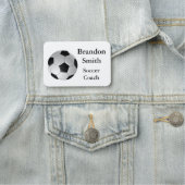 Ontwerplabel voetbal naamplaatje (In situ)