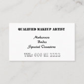 Ontwerpmachine met liften visitekaartje (Achterkant)