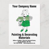 Ontwerpmateriaal voor het decorteren van materiale briefkaart (Voorkant)