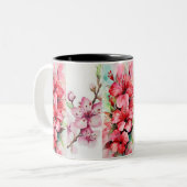 OntwerpMok Tweekleurige Koffiemok (Voorkant links)