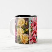 OntwerpMok Tweekleurige Koffiemok (Voorkant links)