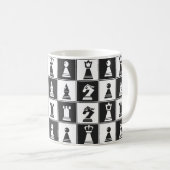 OntwerpMok van schaakartikelen Koffiemok (Voorkant rechts)