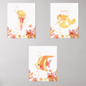 Ontwerpnaam: Coral Reef Dreams Muurkunst Sets (Voorkant)