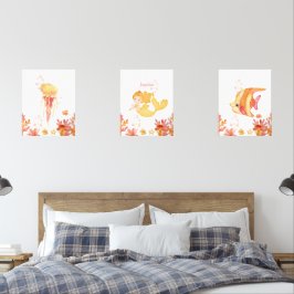 Ontwerpnaam: Coral Reef Dreams Muurkunst Sets