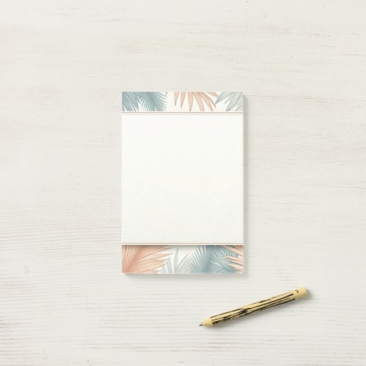 ontwerpnotitie van de natuur post-it® notes (Op bureau)