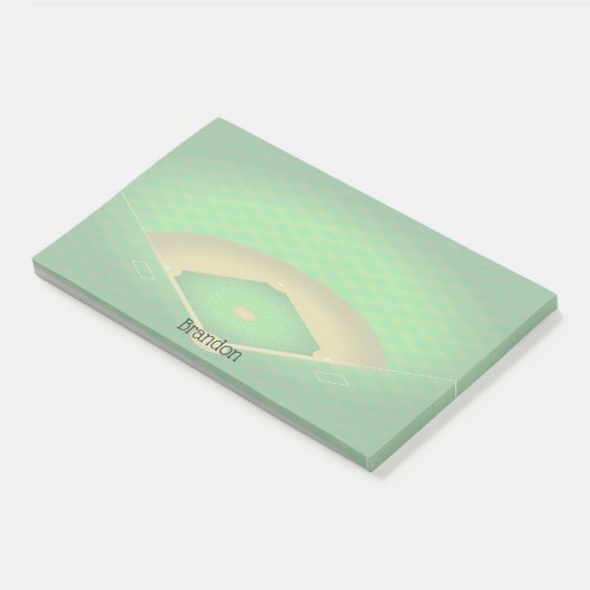 Ontwerpnotities bij het ontwerp van de Baseball Di Post-it® Notes (Schuin)