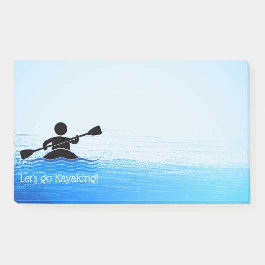 Ontwerpnotities voor kayaking post-it® notes (Voorkant)