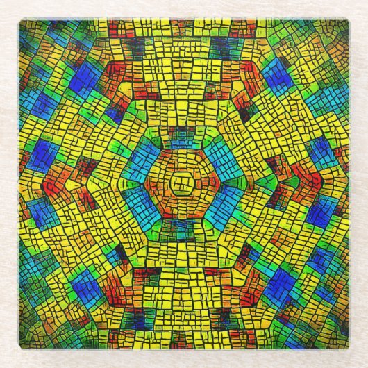 OntwerpOnderzetter Glazen Onderzetter (Voorkant)