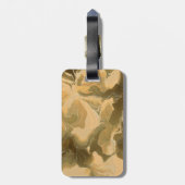 Ontwerpontwerp woestijn bagagelabel (Achterkant verticaal)