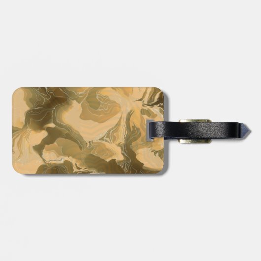 Ontwerpontwerp woestijn bagagelabel (Achterkant horizontaal)