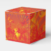 Ontwerpontwerp woestijnpalms Oasis Bedankdoosjes (Voorkant Zijde)