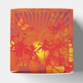 Ontwerpontwerp woestijnpalms Oasis Bedankdoosjes (Bovenkant)