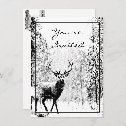 ontwerpopdragende partij uitnodigen kaart (Voorkant / Achterkant)