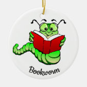 OntwerpOrnament boekhandboek Lover Reader Keramisch Ornament (Voorkant)