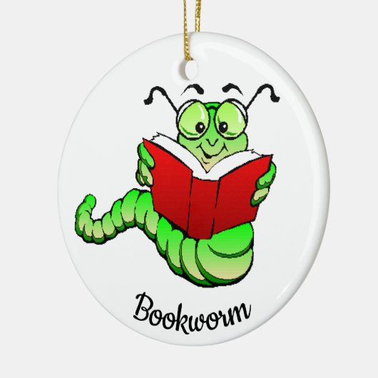 OntwerpOrnament boekhandboek Lover Reader Keramisch Ornament (Links)