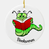 OntwerpOrnament boekhandboek Lover Reader Keramisch Ornament (Achterkant)