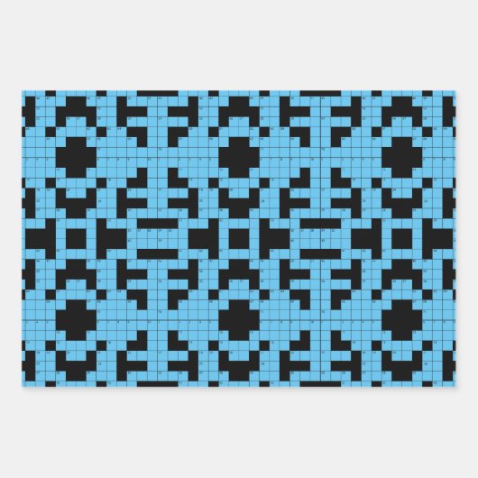 Ontwerppakket snijpapier voor kruiswoordpuzzels inpakpapier vel (Voorkant 3)
