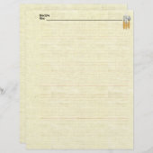 Ontwerppapier voor gelinkt gebruik (Voorkant / Achterkant)