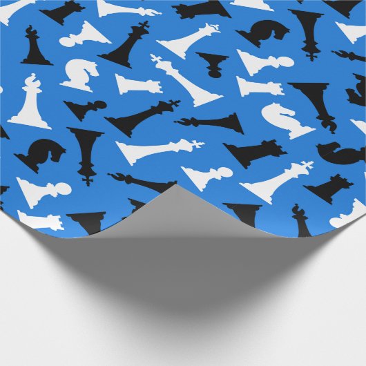 Ontwerppapier voor schaakartikelen cadeaupapier (Hoek)