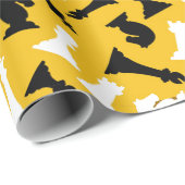 Ontwerppapier voor schaakartikelen cadeaupapier (Rol Hoek)