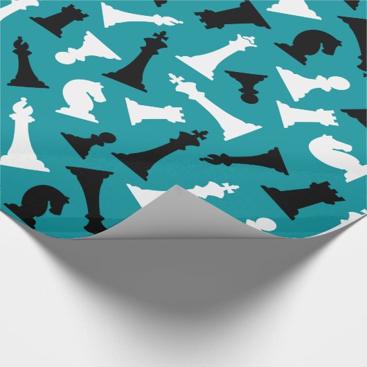 Ontwerppapier voor schaakartikelen cadeaupapier (Hoek)