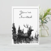 ontwerppartij uitnodigt kaart (Staand voorkant)