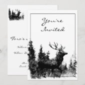 ontwerppartij uitnodigt kaart (Voorkant / Achterkant)