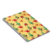 Ontwerppatronen met een schattig karakter notitieboek (Rechterzijde)