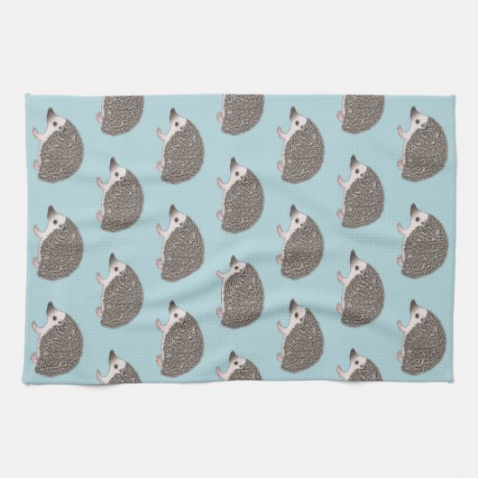 Ontwerppatroon voor Cartoon van de Afrikaanse Pygm Theedoek (Horizontaal)