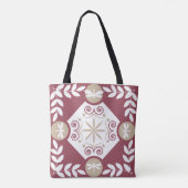 Ontwerppatroon voor ornamentale Mode Dragonfly Tote Bag (Achterkant)