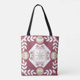 Ontwerppatroon voor ornamentale Mode Dragonfly Tote Bag