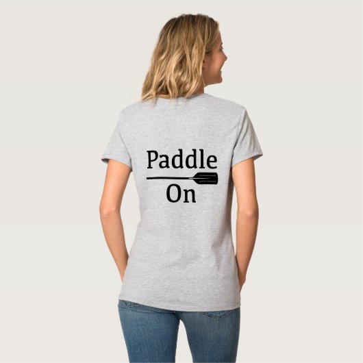 Ontwerppeddel - Vals V-Neck T-Shirt voor vrouwen (Achterkant volledig)