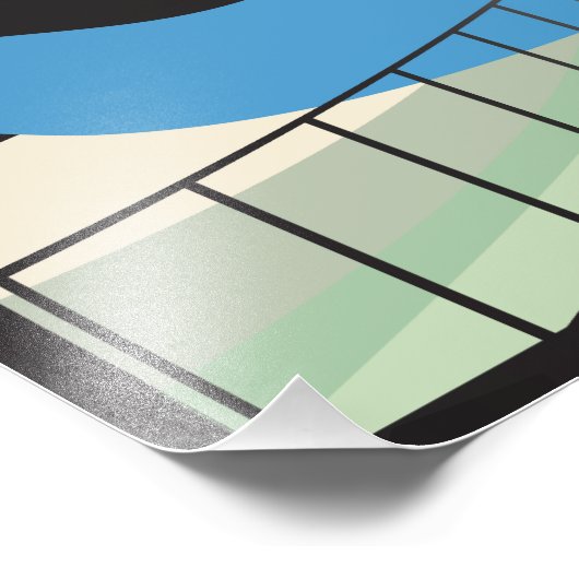 Ontwerppictogram in de Middeleeuwse eeuw Eero Saar Foto Afdruk (Hoek)