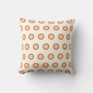 Ontwerppiloot met Oranje puntretour Kussen