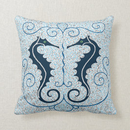 ontwerppiloot van twee zeepaarden kussen