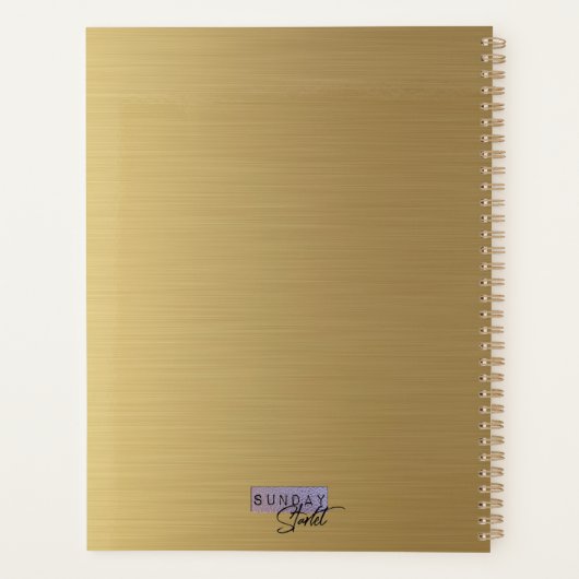 Ontwerpplanner Mode 1960 van SundayStarlet Planner (Achterkant)