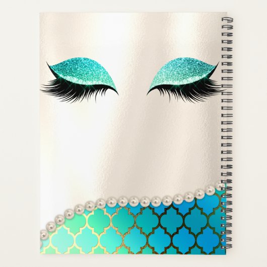 Ontwerpplanner voor Eyelash-machine voor toppen Planner (Achterkant)