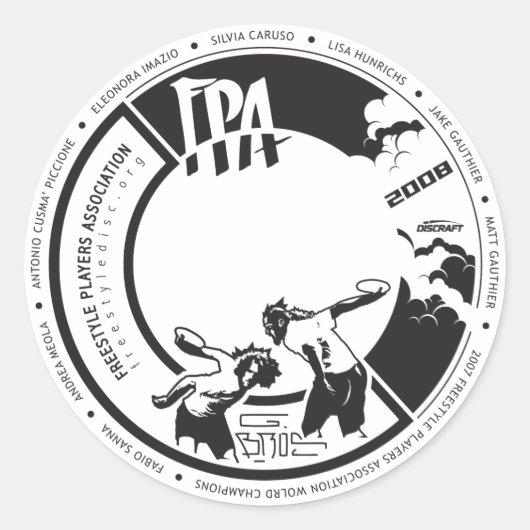 Ontwerpprijs 2008 [Stickers] Ronde Sticker (Voorkant)