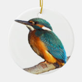 Ontwerpproducten "Kingfisher" Keramisch Ornament (Voorkant)