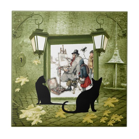 Ontwerpproducten van Anton Piek Tegeltje (Voorkant)