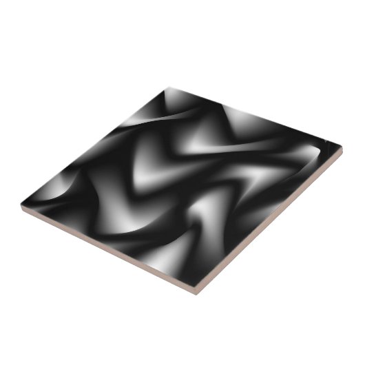 Ontwerpprofiel zwart-wit tegeltje (Zijkant)