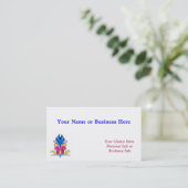 Ontwerpprofielkaart Visitekaartje (Staand voorkant)