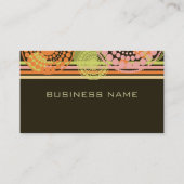 Ontwerpprofielkaarten Retro Visitekaartje (Achterkant)