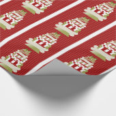 Ontwerpprogramma voor kerstfeestdagen met hoge pri cadeaupapier (Hoek)