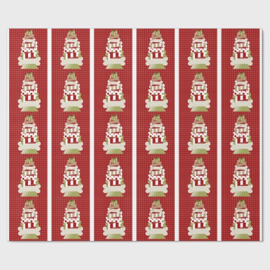 Ontwerpprogramma voor kerstfeestdagen met hoge pri cadeaupapier (Vlak)